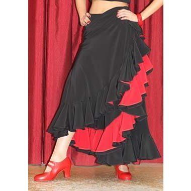 Falda flamenca ensayo modelo Pampa
