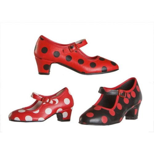 Zapatos de flamenco de cuero FL01 Dance Shop niña